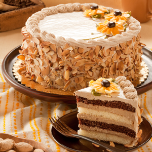 > Danish Home Mocha Cake Almond cake christmas  danish Layer Cakes Layer > recipes