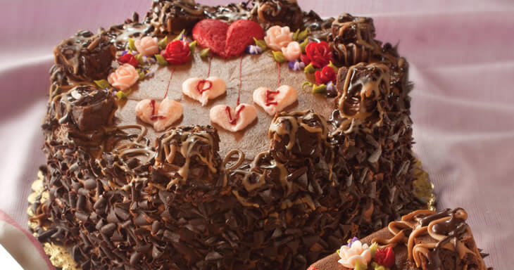 Item number: 468V - Chocolate Caramel Seduction Cake