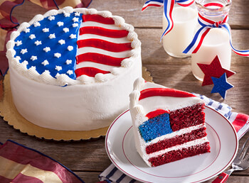 Flag Layer Cake