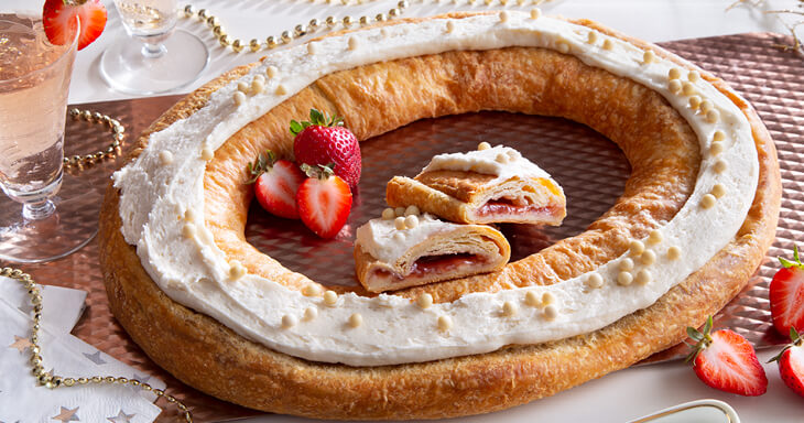 Item number: S144 - Strawberry Champagne Kringle
