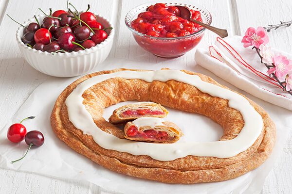 Cherry Kringle from O&H Danish Bakery