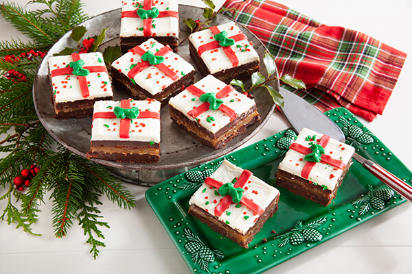 Christmas Present Brownies