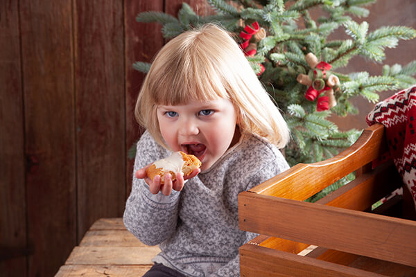 Charlotte enjoying some Kringle