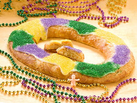 King Cake Kringle - O&H Danish Bakery, Racine, WI