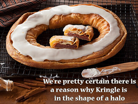 Cinnamon Roll Kringle - O&H Bakery