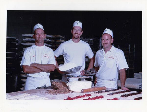 3 brothers making Kringle