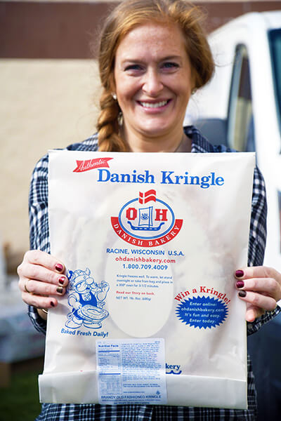 Katie with kringle