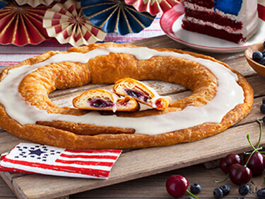 Patriotic Red, White & Blue Kringle