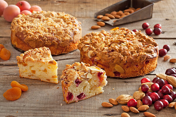 Gluten free coffee cakes