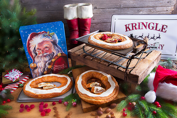 Kris Kringle dessert gift package for Christmas