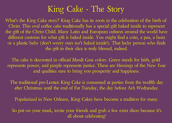 Celebrating Mardi Gras with King Cakes  OH Danish Bakery  Racine WI