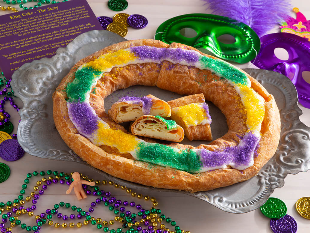 Celebrating Mardi Gras with King Cakes | O&amp;H Danish Bakery - Racine, WI