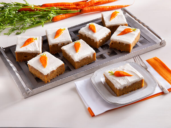 Carrot Cake Brownies for Easter