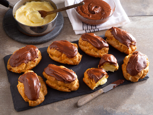 french chocolate eclairs