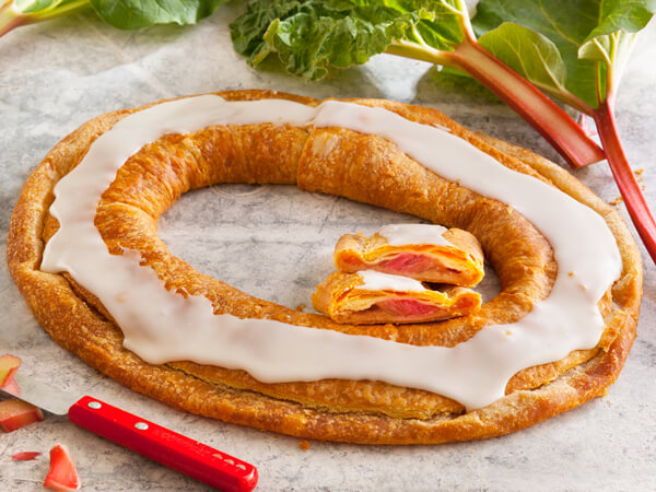 Rhubarb kringle for Memorial Day