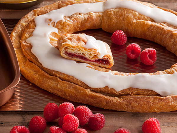 raspberry kringle pastry