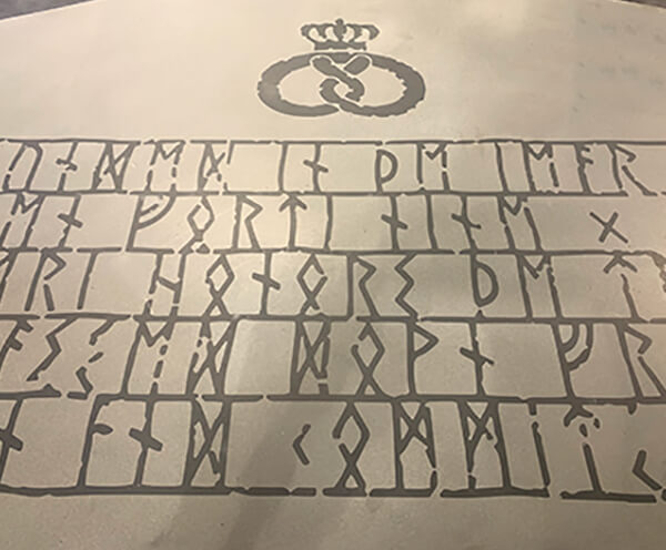Countertops with runes design