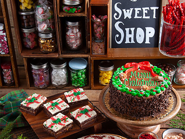 Christmas Present Brownies and Ohhhh Fudge! Layer Cake