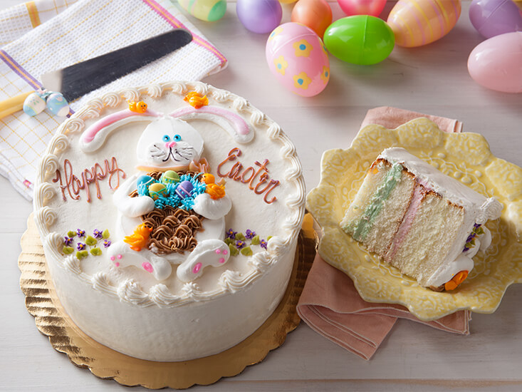 "Happy Easter" Danish Layer Cake