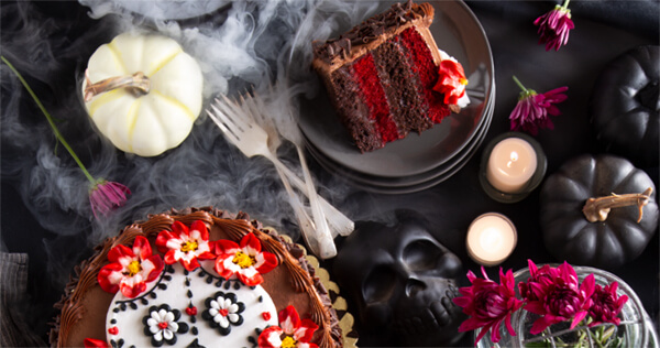 Halloween table dÃ©cor