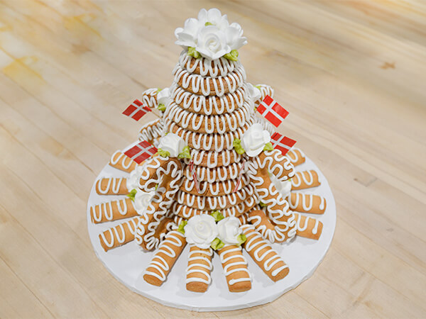 Krangsekage, a traditional Danish and Norwegian confection for special occasions Krangsekage, a traditional Danish and Norwegian confection for special occasions