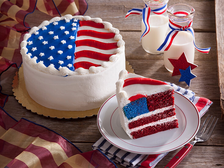 Flag Layer Cake