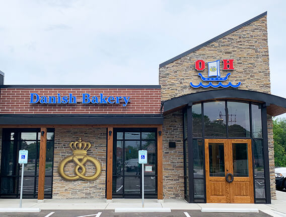 O&H Danish Bakery, Douglas Avenue Store, Racine, Wisconsin, North Side Location
