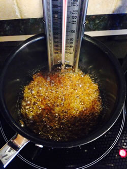 Homemade Caramel Sauce cooking