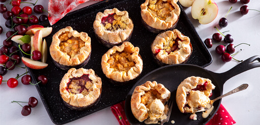 Item number: HP06 - Cherry and Apple Galette Hand Pies