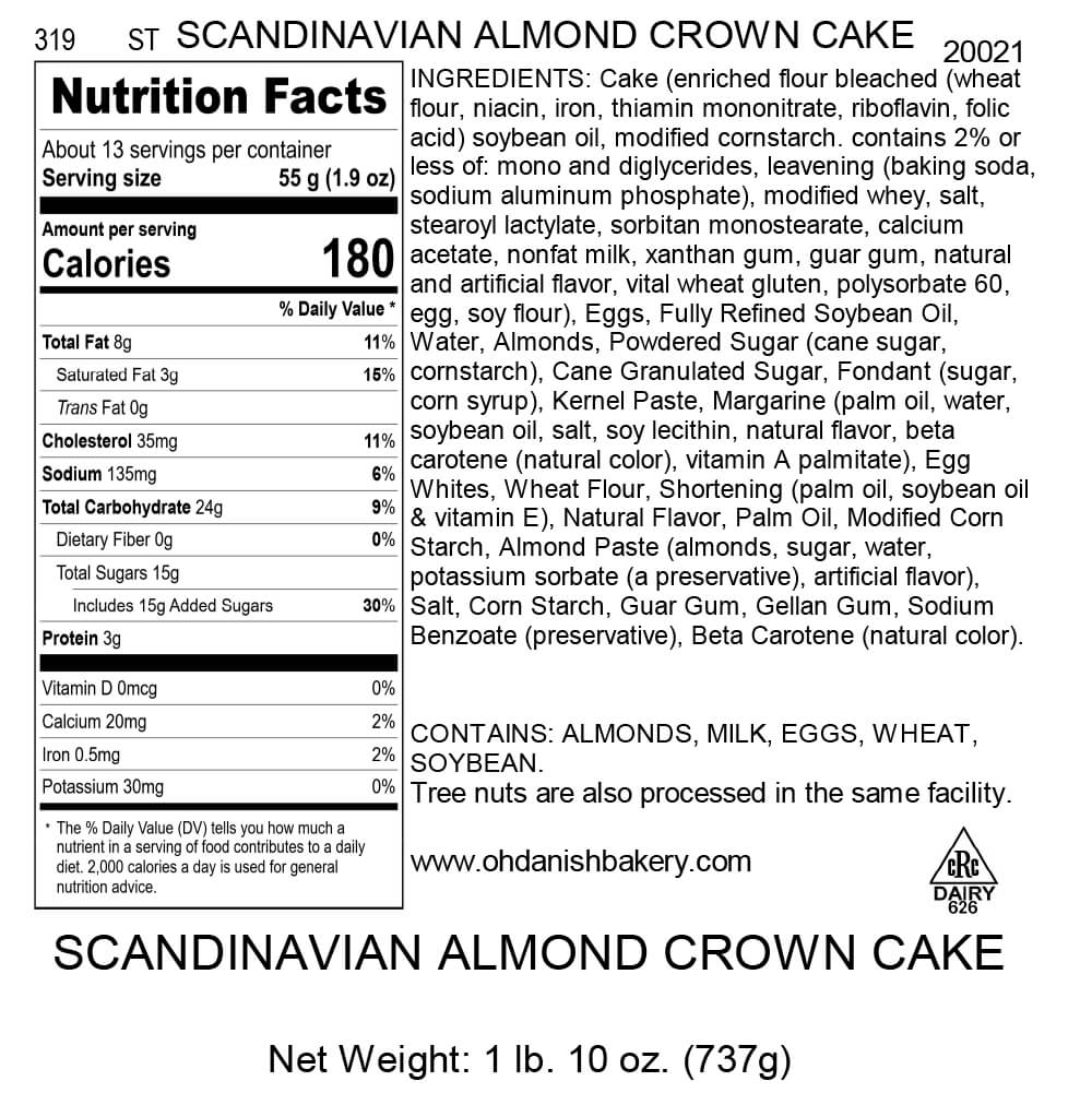 Swedish Almond Cake - Nordic Ware