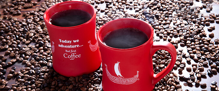 Adventure Coffee Mug - Valiant Red