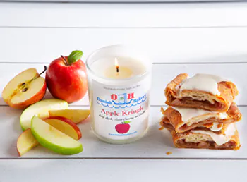 Item number: C086 - Apple Kringle Scented Candle