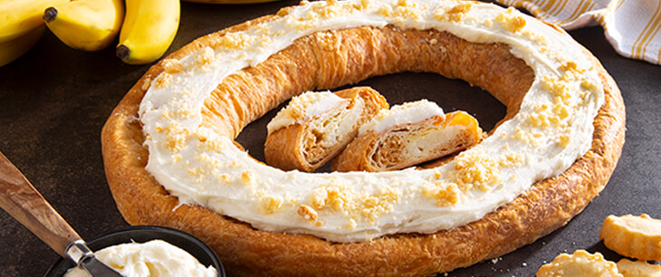 Banana Cream Pie Kringle