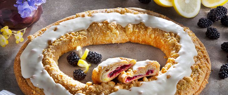 Blackberry Lemon Tart Kringle