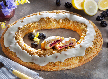 Blackberry Lemon Tart Kringle