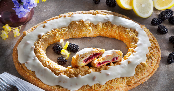 Item number: S147 - Blackberry Lemon Tart Kringle