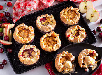 Cherry and Apple Galette Hand Pies