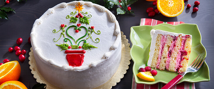 Christmas Cranberry Orange Cake