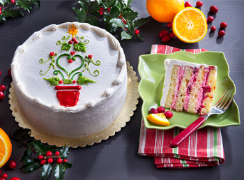 Christmas Cranberry Orange Cake