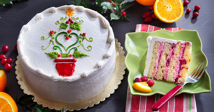 Item number: 522C - Christmas Cranberry Orange Cake