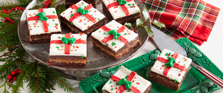 Christmas Present Brownies