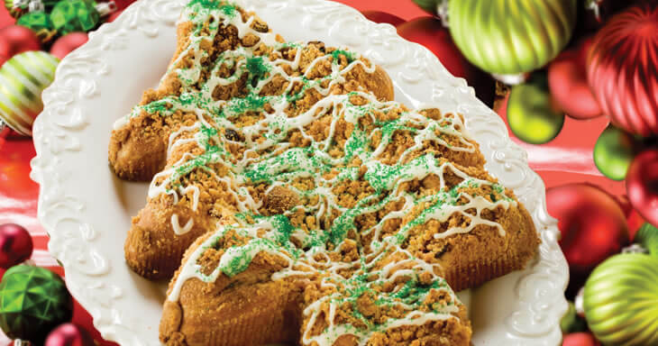 Item number: S081 - Christmas Tree Coffee Cake