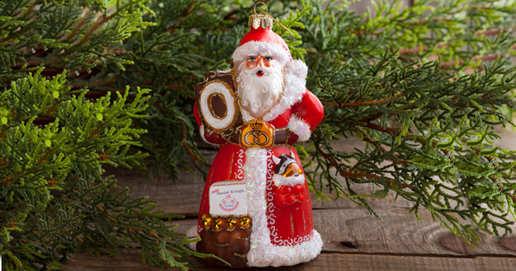 Item number: ORN3 - Danish Santa Ornament