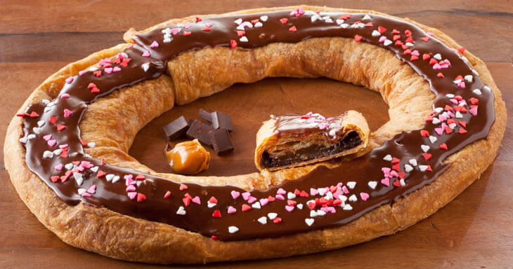 Item number: S114 - Dark Chocolate Caramel Kringle