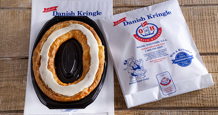 Kringle with Bag in Shipping Box