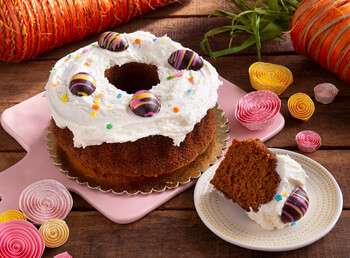 Easter Basket Crown Cake