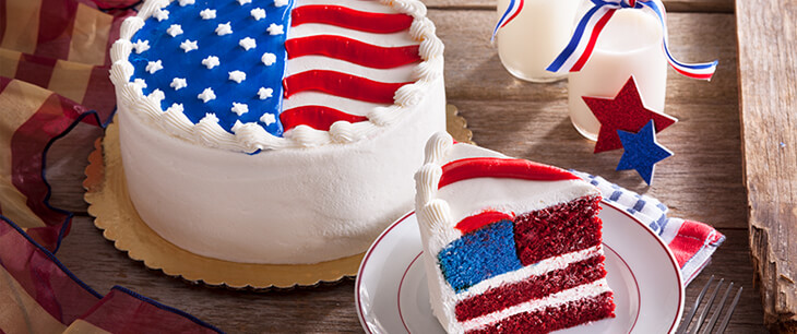 Flag Layer Cake