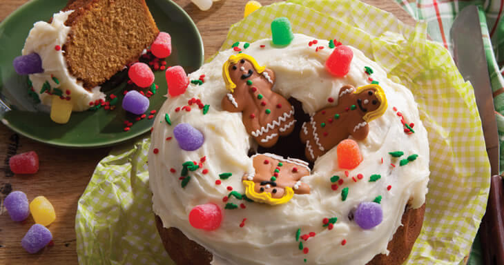 Item number: GBCK - Gingerbread House Crown Cake