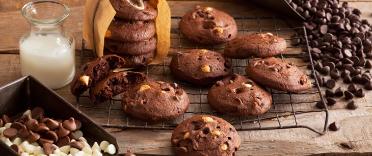 Gluten-Free Triple Chocolate Cookies