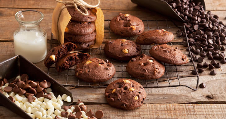 Item number: GF99 - Gluten-Free Triple Chocolate Cookies